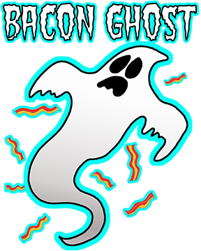 Halloween Bacon Ghost T Shirt!